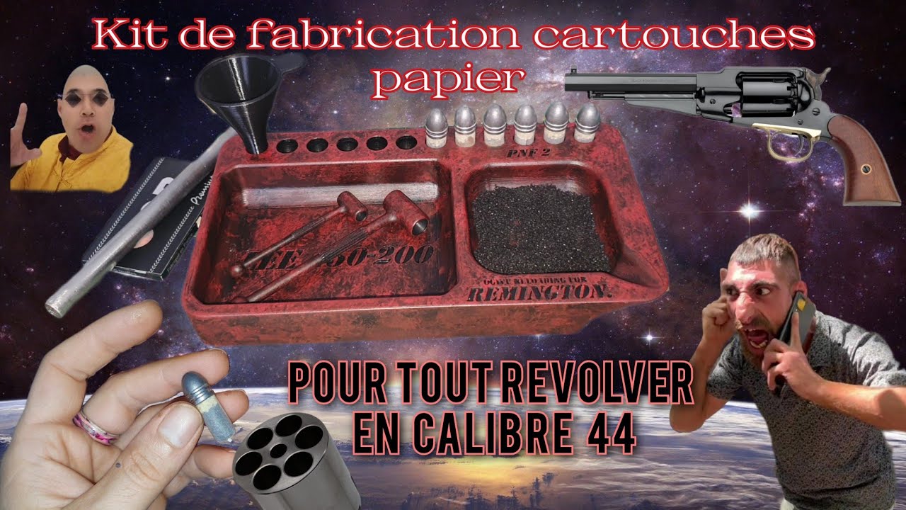 Kit de fabrication cartouches papier + tuto de fabrication cartouches. 