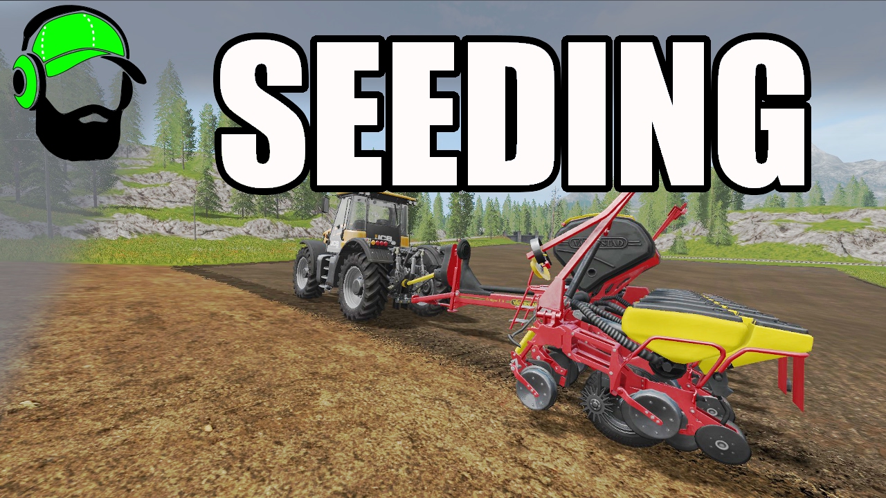 Farming Simulator 17 Courseplay Tutorial - Seed + Refill  - #FS17