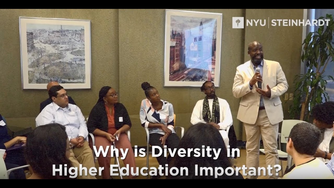 Why is Diversity in Higher Education Important? NYU Steinhardt Faculty First-Look Scholars Answer.