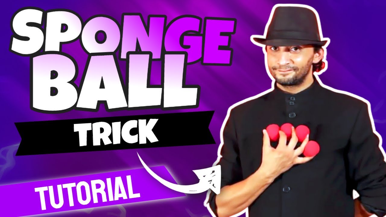 Amazing Sponge Ball Magic Trick Revealed! (TUTORIAL)