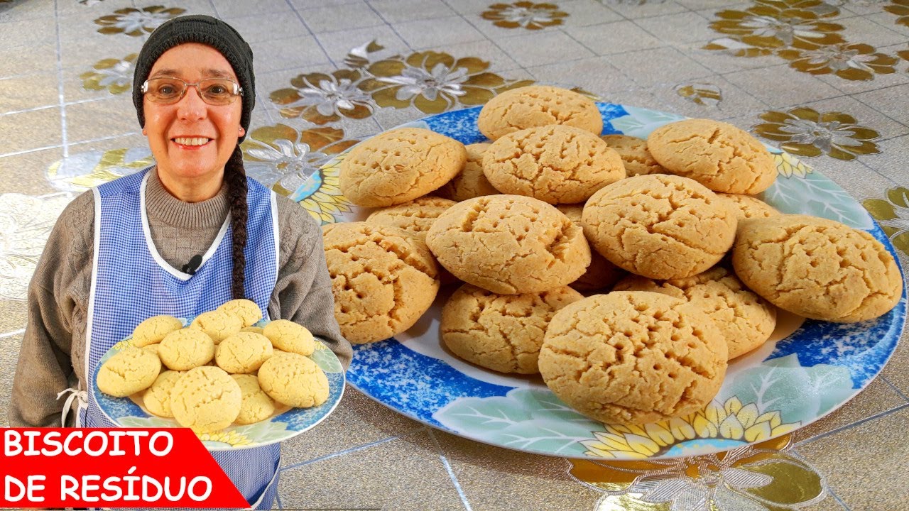 Biscoito De Resíduo De Amendoim - Nutritivo, Delicioso e Vegano