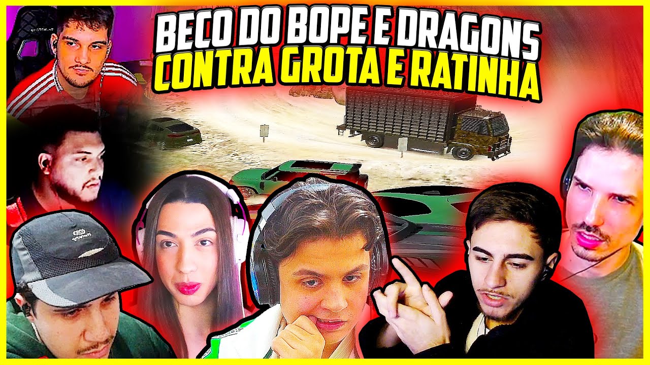 INACREDITÁVEL🔥 BECO DO BOPE DO PAULINHO O LOKO E DRAGONS CONTRA GROTA E RATINHA CAPITAL CITY GTA RP