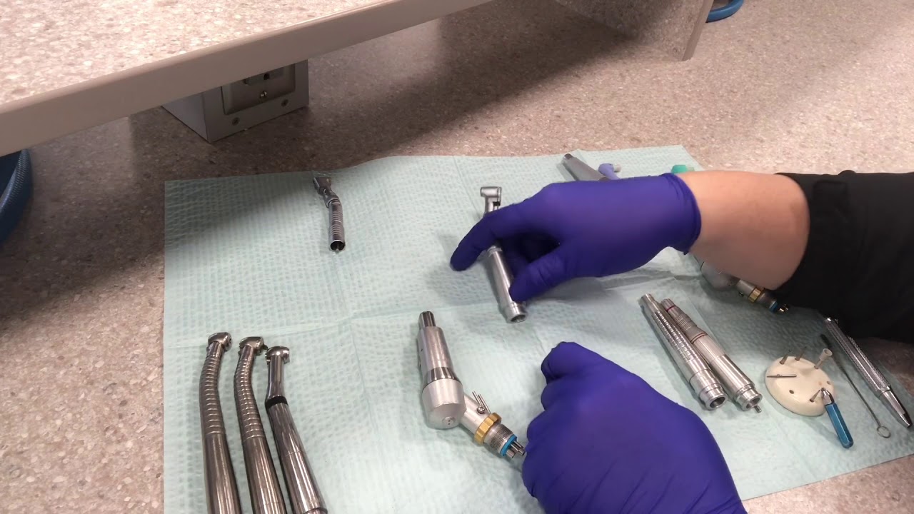 High Speed & Slow speed handpieces with attachments