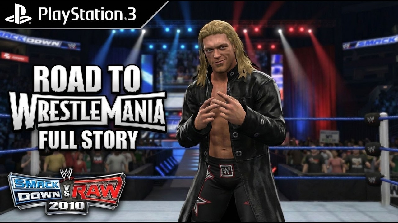 WWE SmackDown vs Raw 2010 (PS3) | Edge Road to WrestleMania | Full Story Gameplay