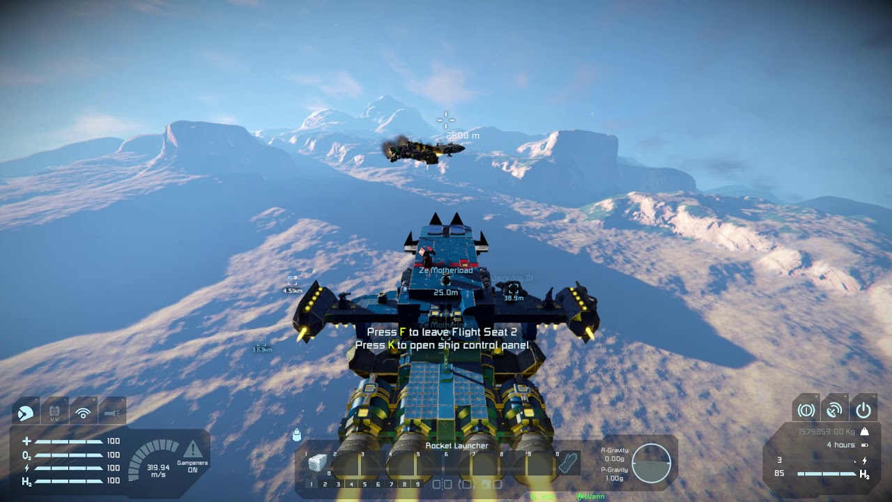 Space Engineers - Creative mode mayhem
