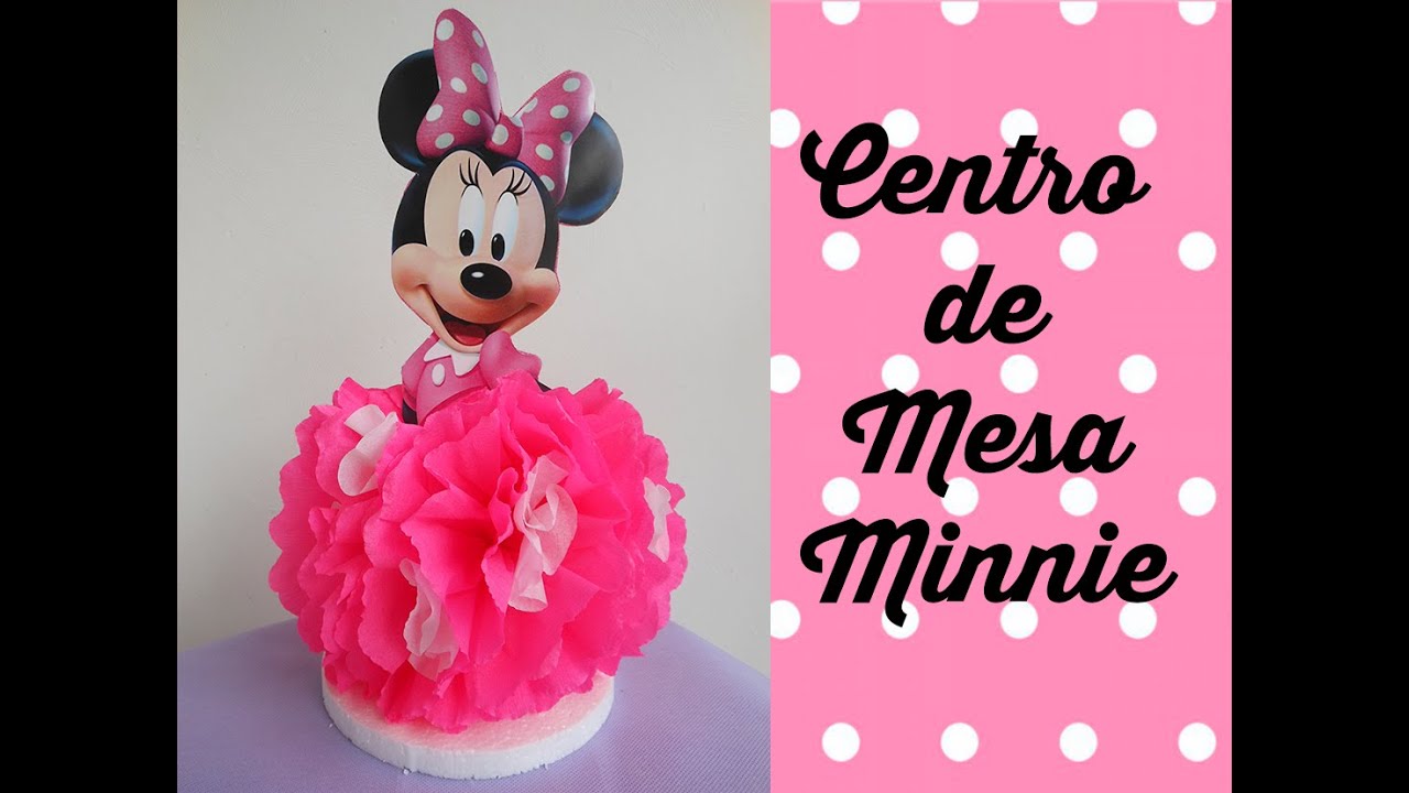Centro de Mesa Minnie Mouse (Centerpiece Minnie Mouse)