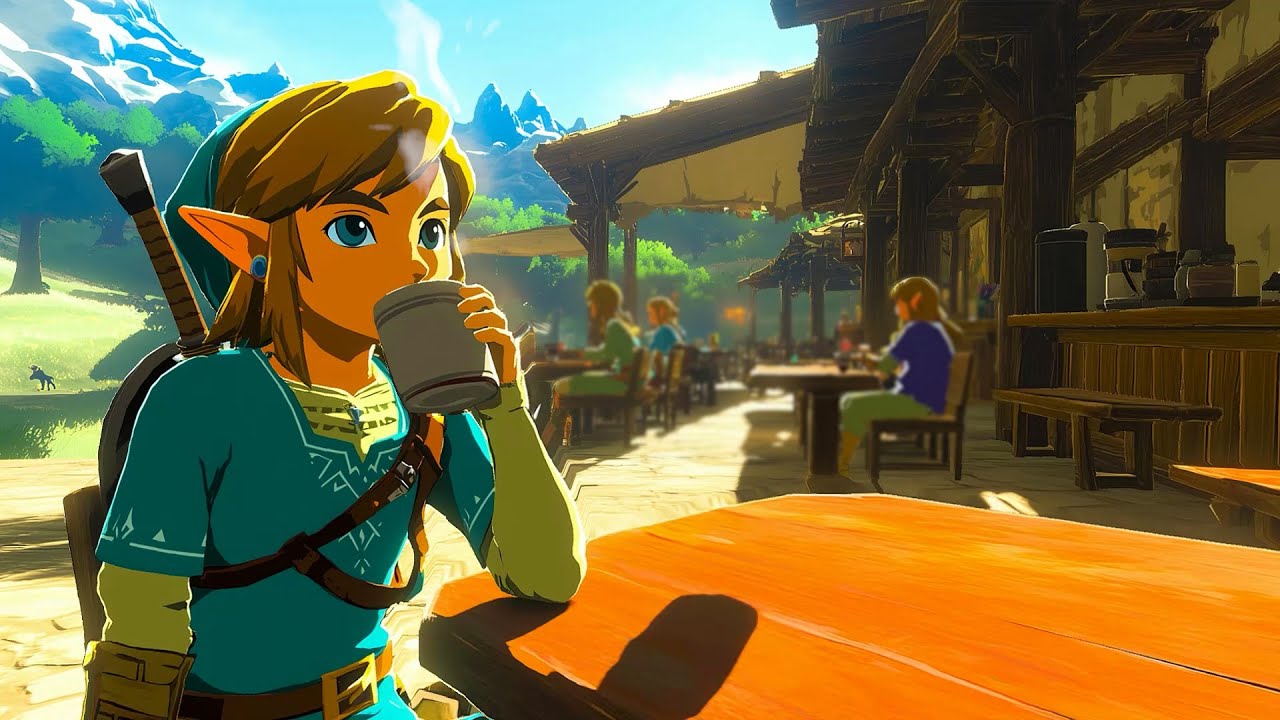 The Zelda Cafe ☕ Relaxing Zelda Coffee House Jazz Music Ambience