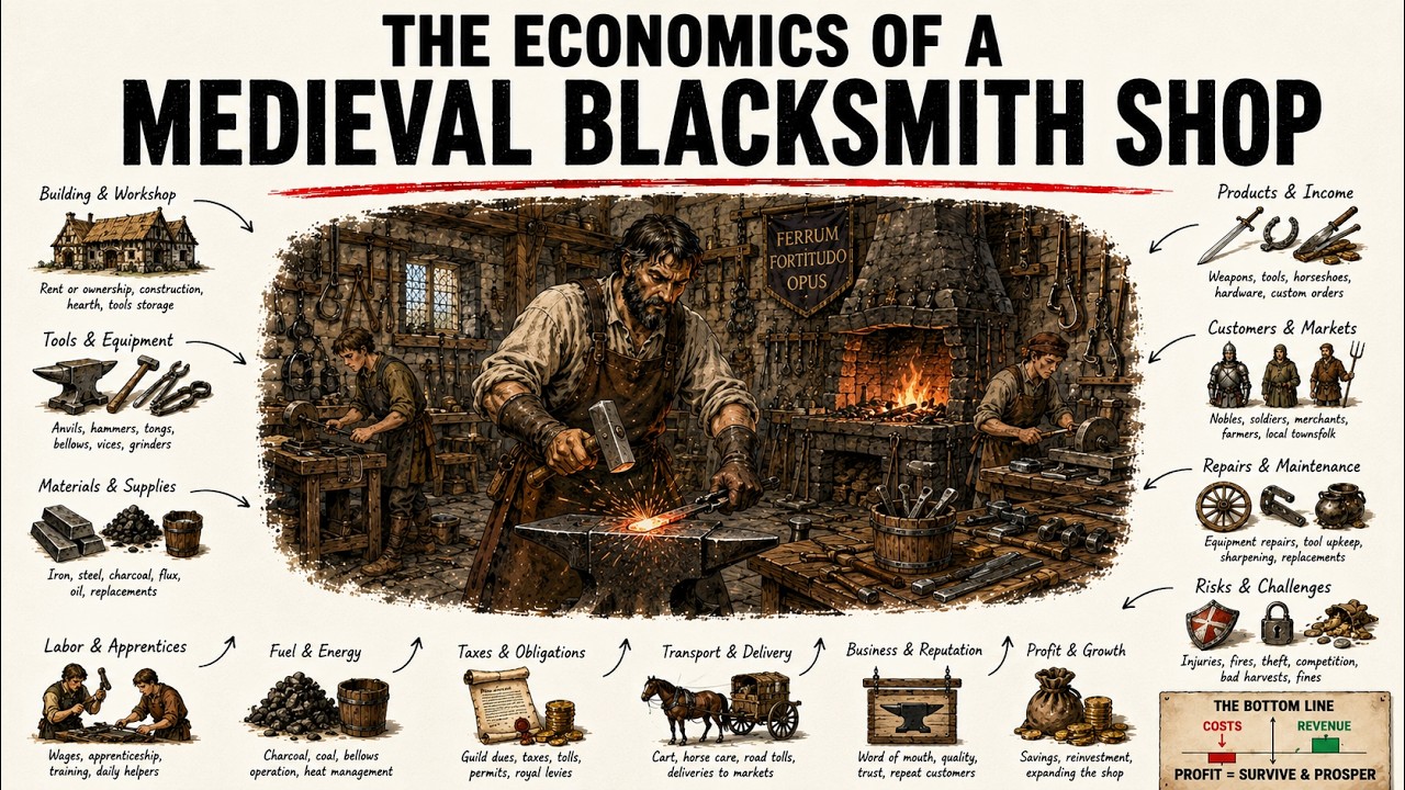 The Economics of a Medieval Blacksmith Shop | Simon's View