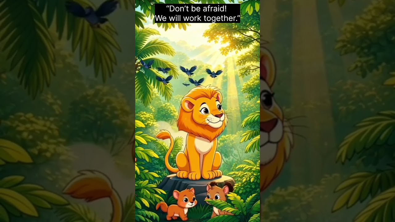 🌳 Queen of the Jungle 🦁 | Short Moral Story for Kids ✨ 