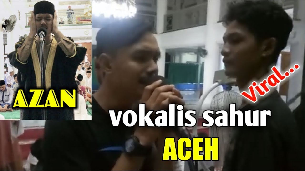 Masya Allah.. Adzan Sangat Merdu || Syech Nisfun Nahar || Vokalis Viral Sahur Aceh
