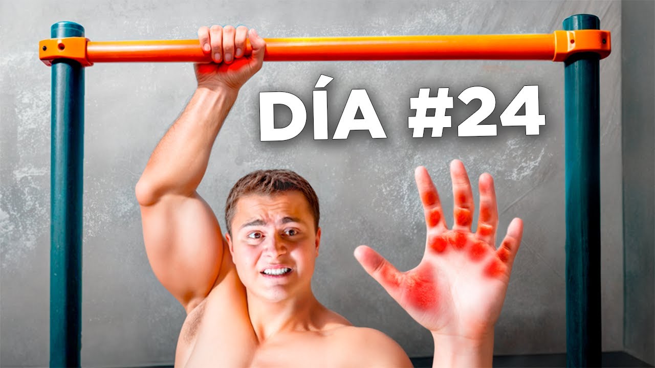 Estuve haciendo dominadas durante 30 días — ANTES y DESPUÉS