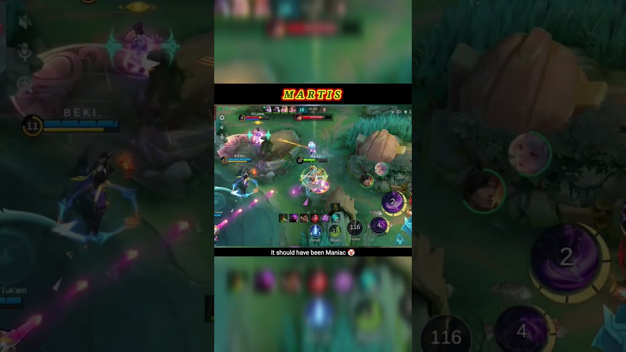 It should have been Maniac 🤡 #mobilelegends #mlbb #martis