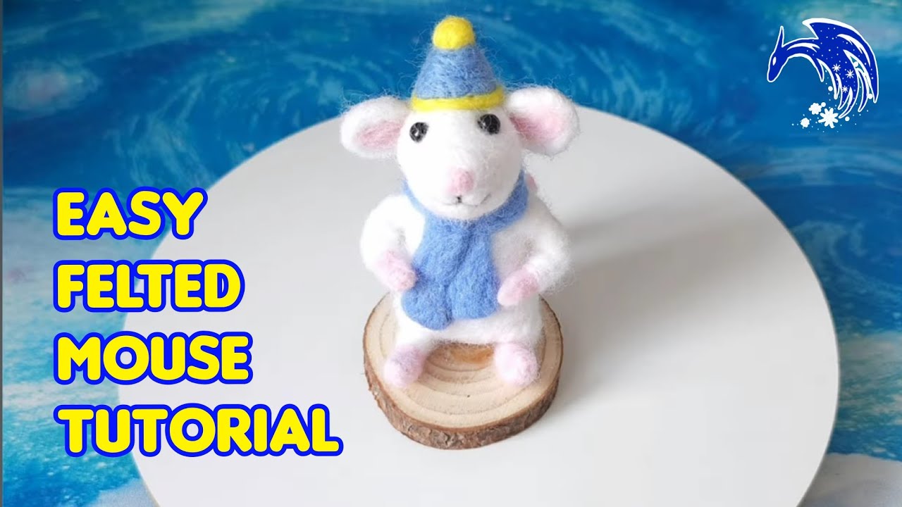 Handmade Mouse | Easy Needle Felting Tutorial
