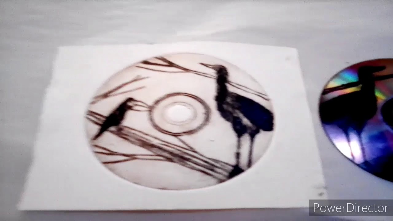 Punta seca sobre CD | grabado