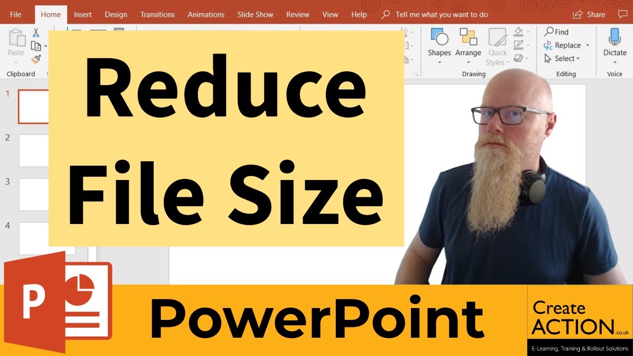 How to reduce PowerPoint file size