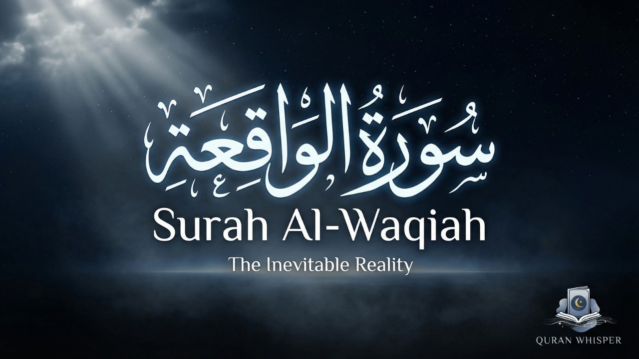 Surah Al-Waqiah | The Inevable Reality | Full Quran Recitation