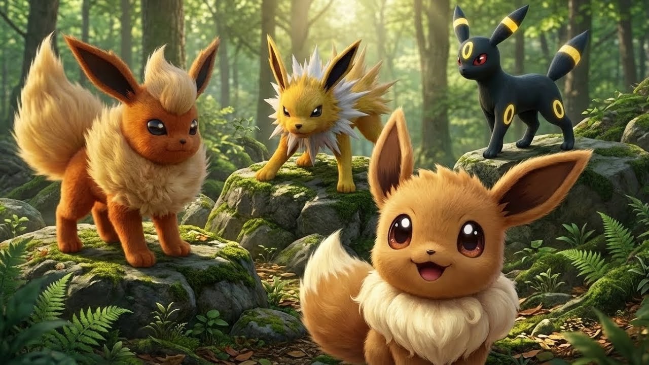 Real Life Pokémon: Eeveelution | The Eevee Family: A Prism of Life (Reimagined With AI)