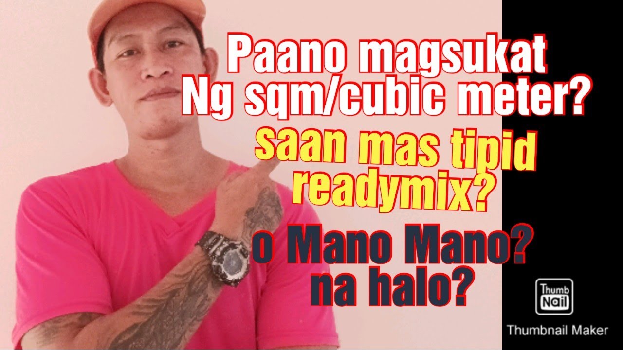 Paano mag sukat Ng sqm/cubic meter? Anu mas mura readymix o Mano manong halo? #viral #viralvideo