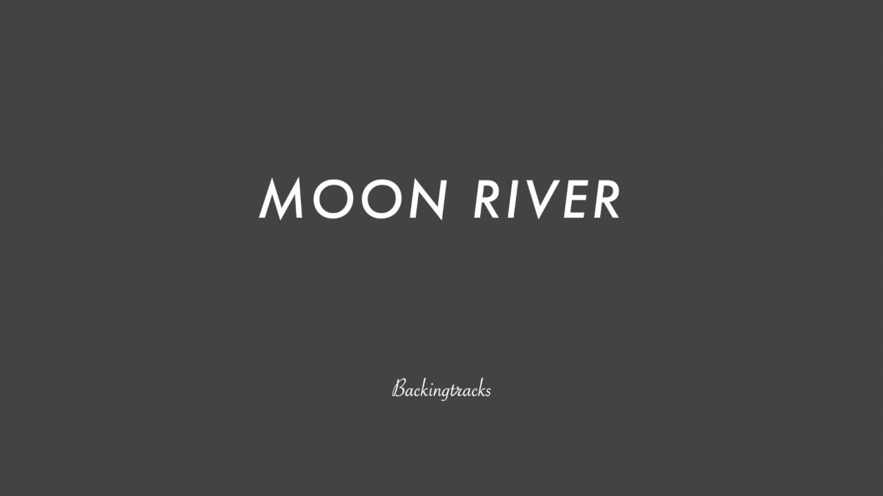 MOON RIVER chord progression - Backing Track Play Along Jazz Standard Bible 2 Guitar