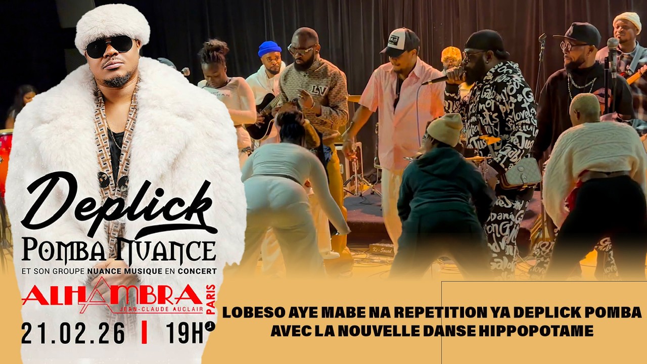 DEPLICK ,FABRIGAS, LOBESO EN MODE REPETITION EZALAKI YA KOYINDA MABE DANSE HIPPOPOTAME EKANGI POTO