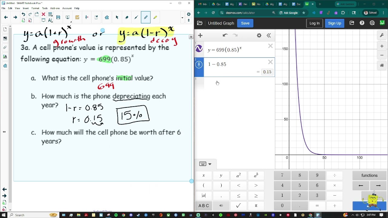 Exponential Functions Quarter 3 Review