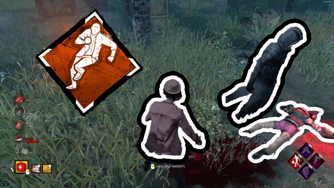 trying to save my teammate against a tunneling ghostface