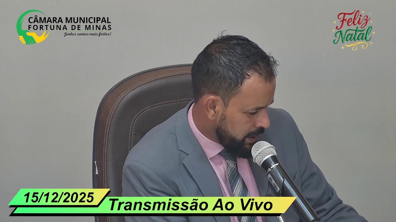 Transmissão ao vivo de Câmara Municipal Fortuna de Minas