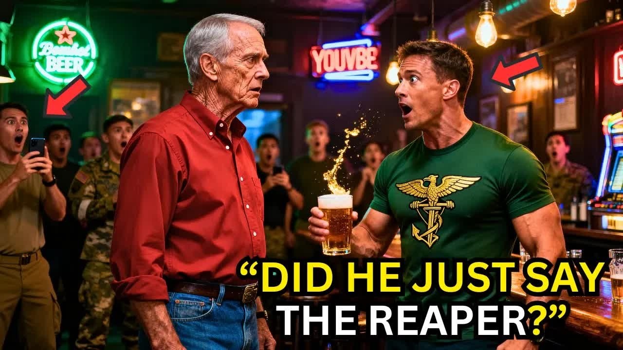 Navy SEAL Asked The Old Man's Call Sign at a Bar — ＂THE REAPER＂ Turned the Whole Bar Dead Silent