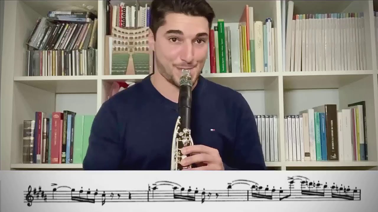 J. Francaix, Clarinet Concerto, I Mov, Simone Nicoletta