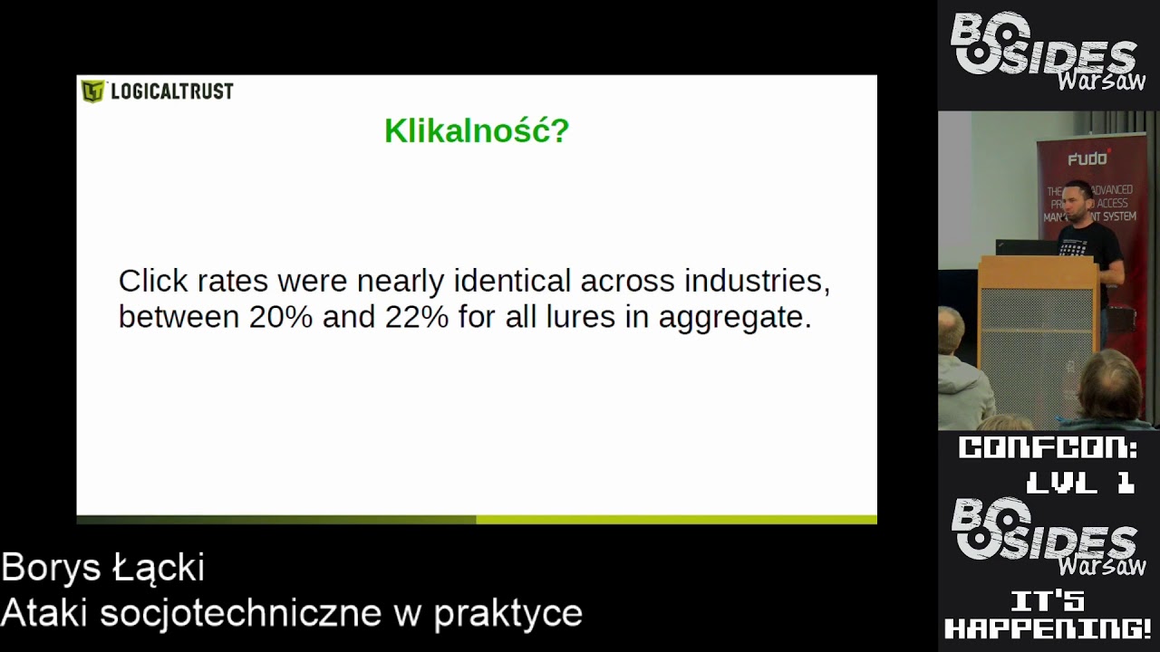 BSides Warsaw 2019: Ataki socjotechniczne w praktyce - Borys Łącki