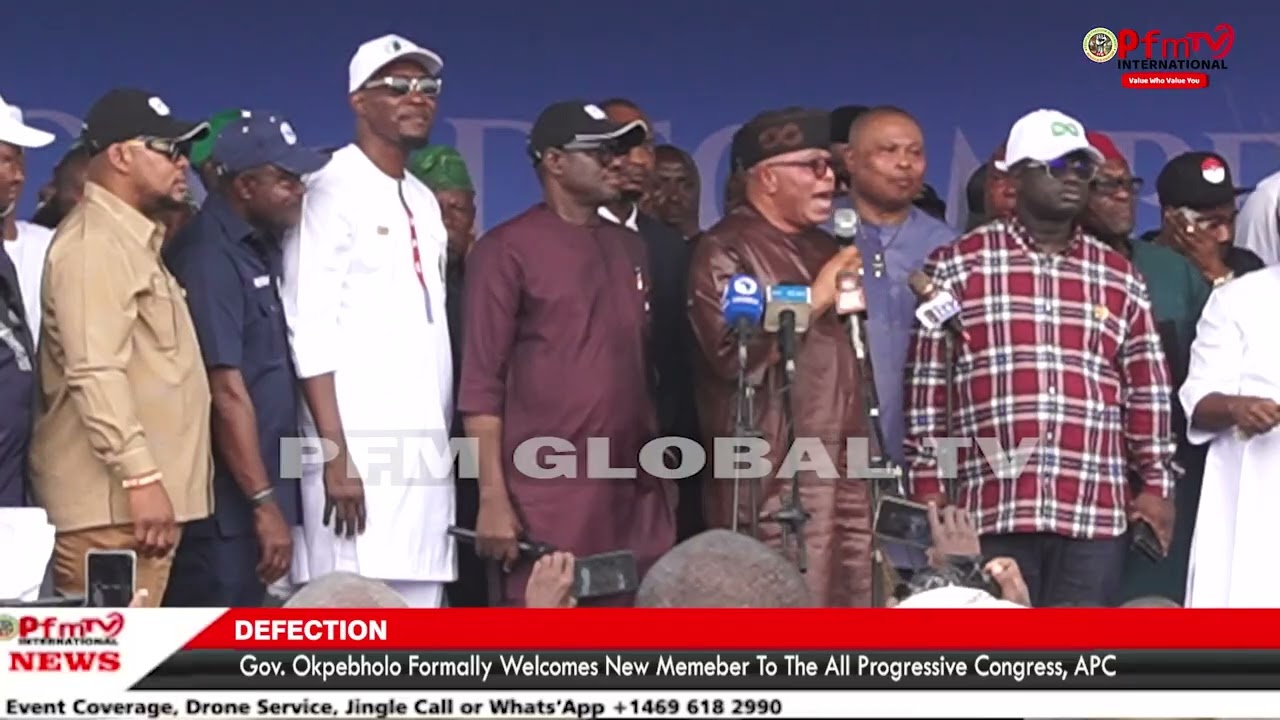 Governor Monday Okpebholo Formally Welcomes New Member to the All Progressives Congress APC