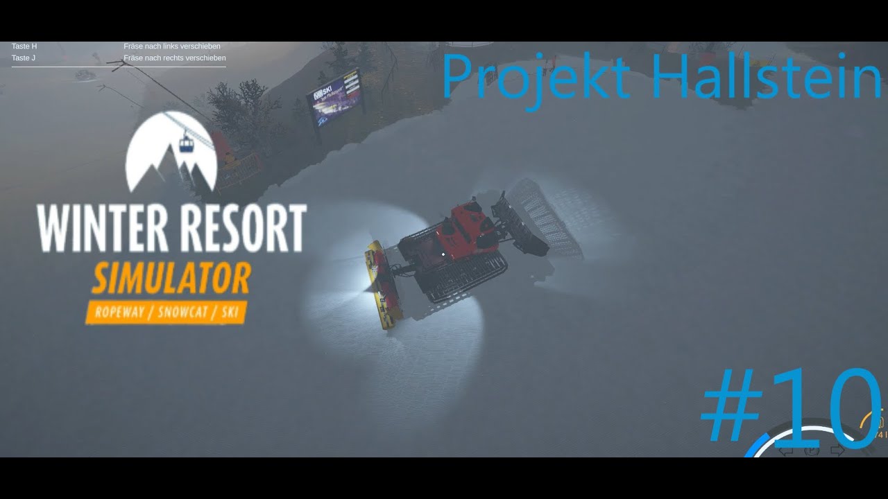 10# Unterwegs die Pisten zu Präparieren | Hallstein | Winterresort Simulator Season 2