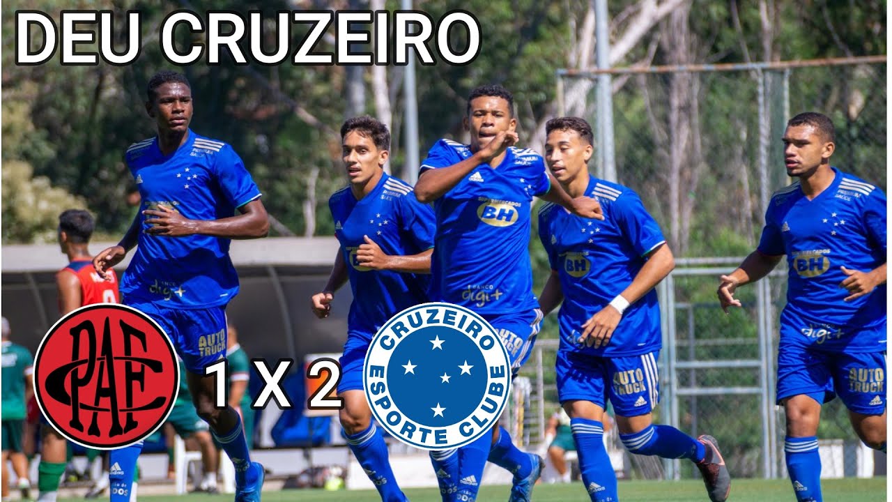 Pouso Alegre 1 x 2 Cruzeiro -  Campeonato Mineiro Sub-20 gols