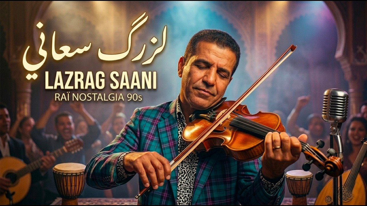 Lazrag Saani (لزرگ سعاني) | Raï 90s Instrumental 🎻 Nostalgie Raï