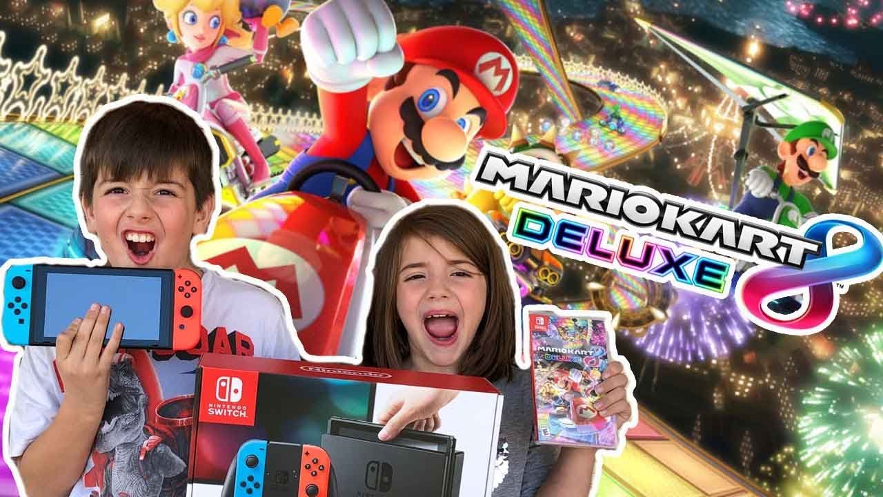Mario Kart 8 Deluxe Racing! + GTA 5 Giveaway Info!