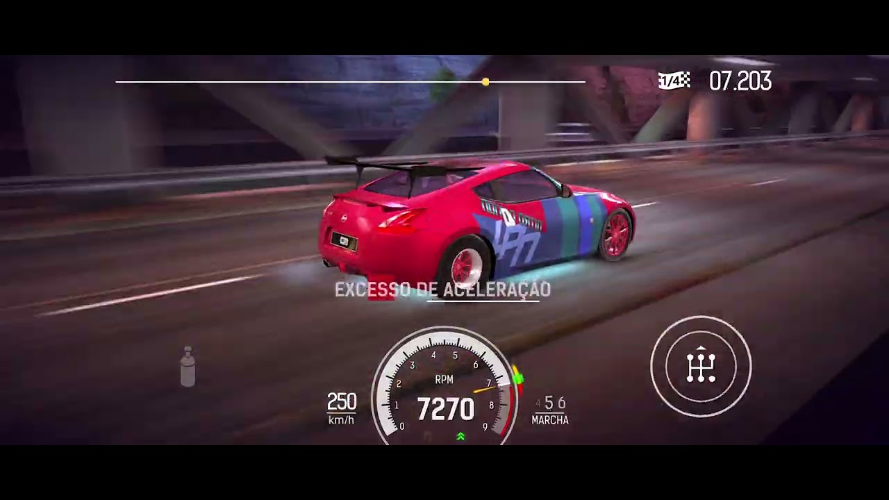 Nitro Nation - mostrando os carros da série como estão hoje em dia com excessão do Focus que não é