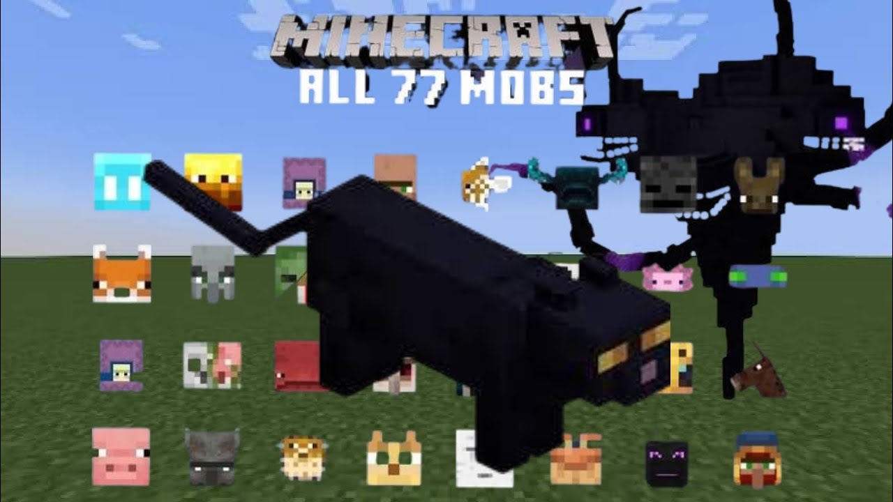Black Cat🐈‍⬛️ VS All Mobs | Minecraft