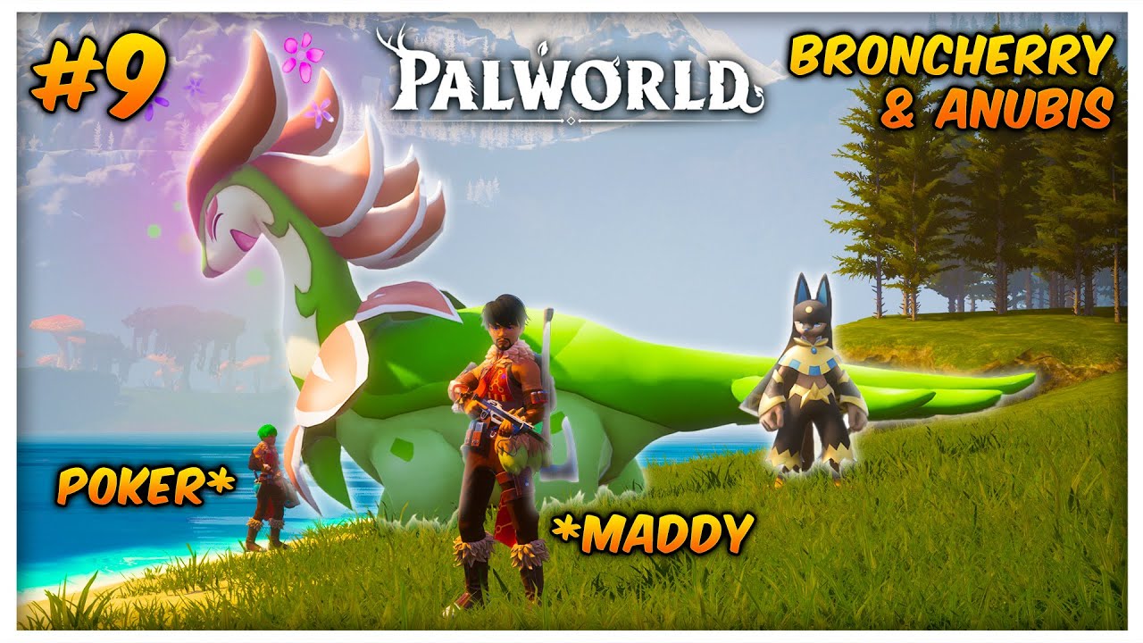 Palworld Adventures EP-9 ANUBIS & BRONCHERRY Are OP #pokerface#maddytelugugamer#palworld