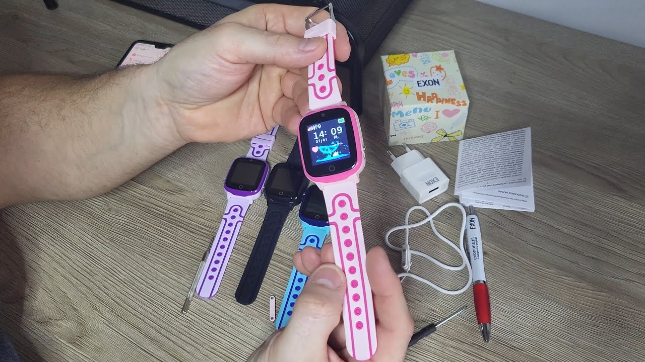 Zegarek dla dzieci z funkcją telefonu oraz lokalizacją GPS! Smartwatch EXON KIDS MAGIC.