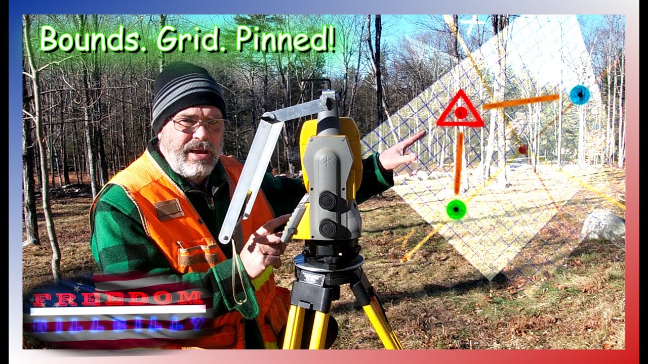 Setting up the Trimble 5600 for a topographic survey using known bounds (or benchmarks).
