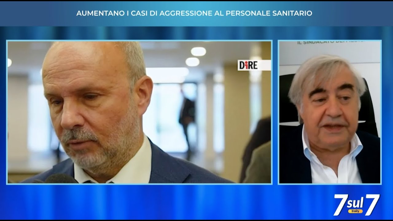 Aggressioni a medici e personale sanitario - Intervista Guido Quici 7 sul 7 daily
