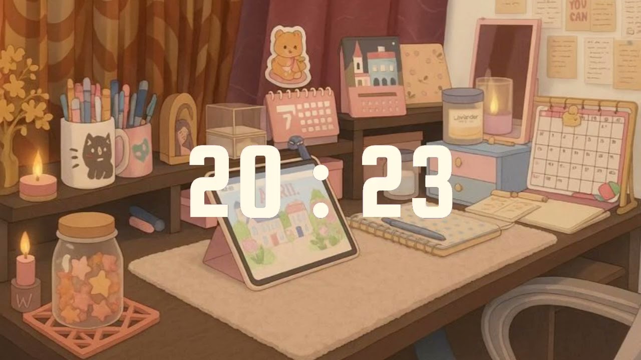 1 hour study pomodoro✨️30/10..with soft music 🎶 