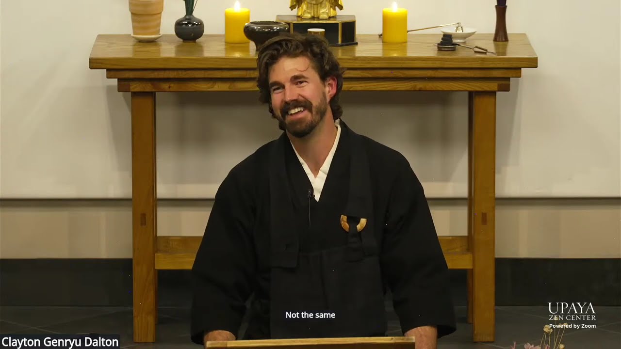 Zazen & Dharma Talk: Way Seeking Mind – No Other Life with Clayton Genryu Dalton