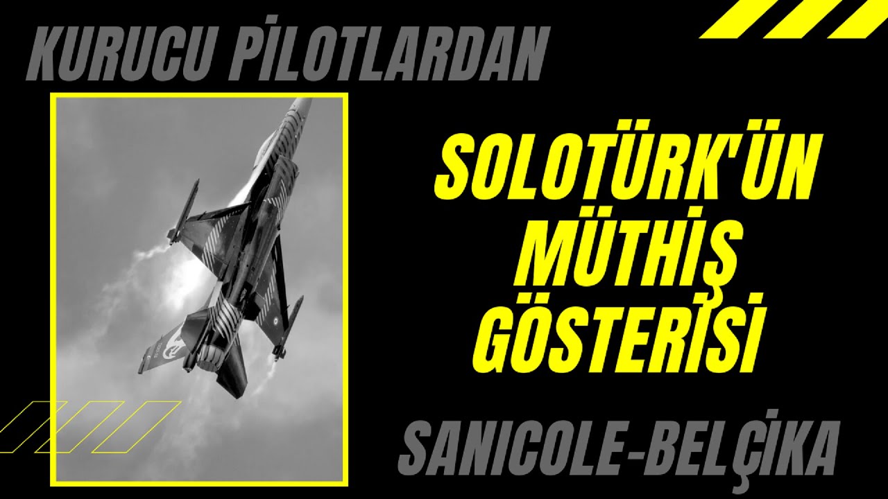 SOLOTÜRK'DEN YÜREKLERİ AĞIZA GETİREN GÖSTERİ