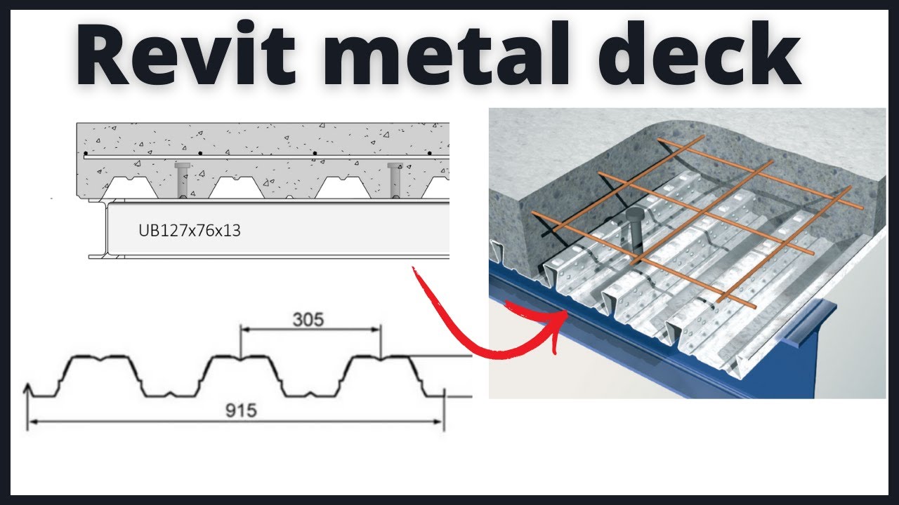 Revit Composite steel decking