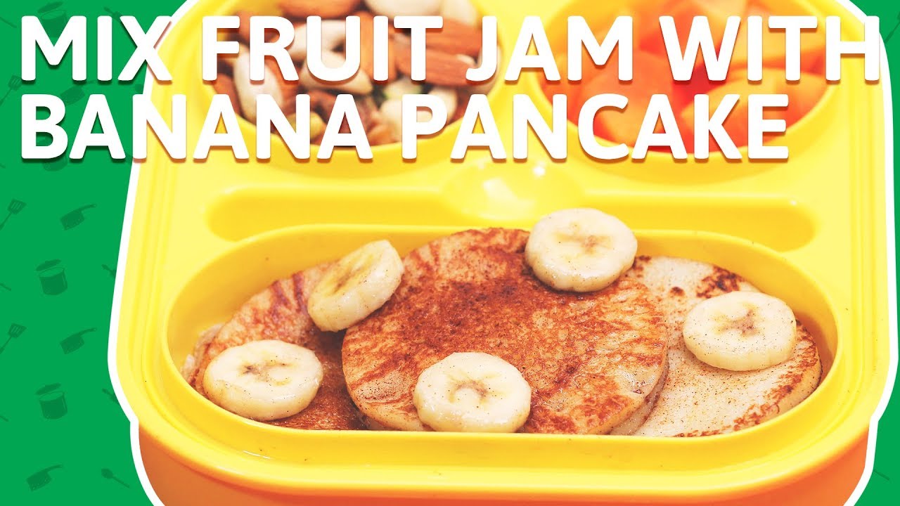 Banana Pancakes With Mix Fruit Jam | बनाना पैन केक्स | Tasty Banana Pancakes Recipe by Vicky Ratnani