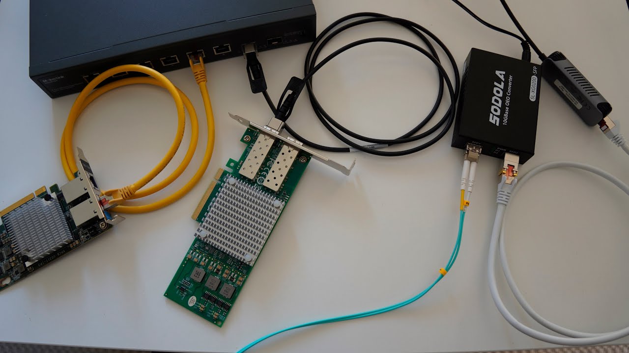 10Gbit Heimnetzwerk einrichten