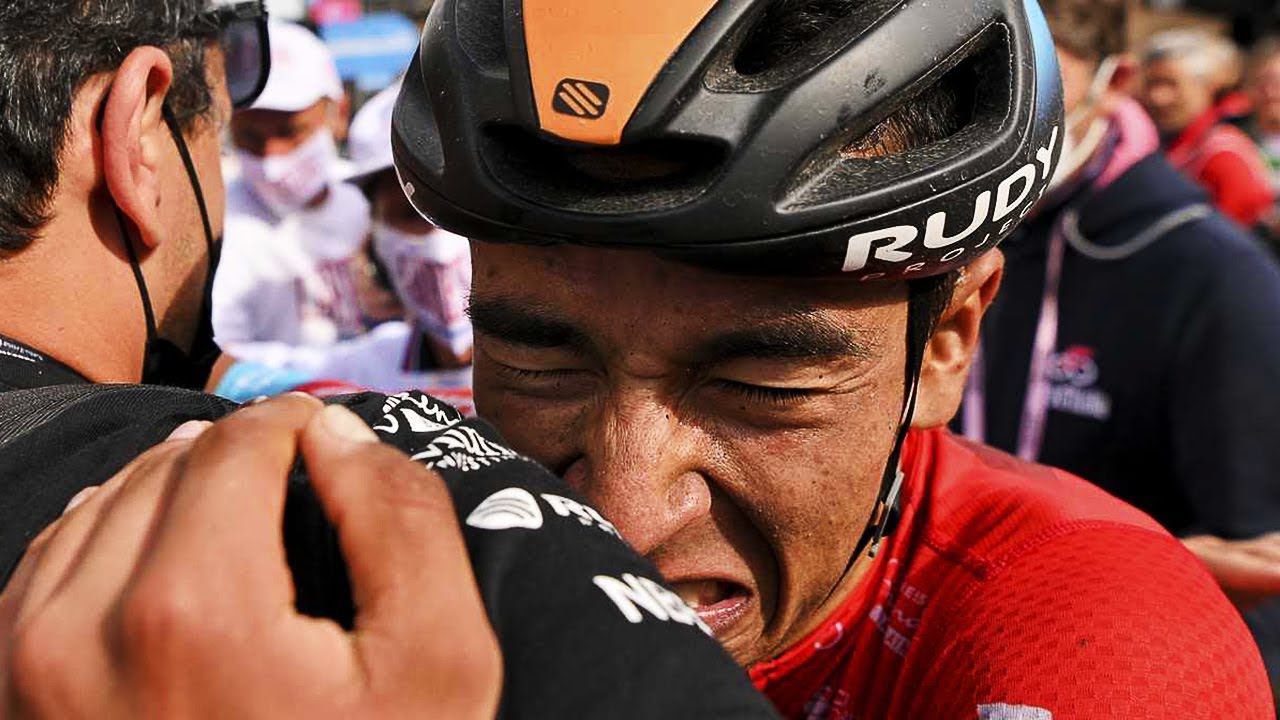 Santiago Buitrago 🇨🇴 se cayó los alcanzó y los remató /Giro de Italia 2022