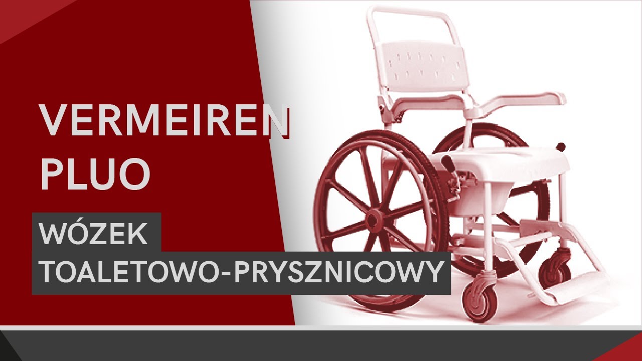 Wózek sanitarny toaletowo prysznicowy PLUO Vermeiren