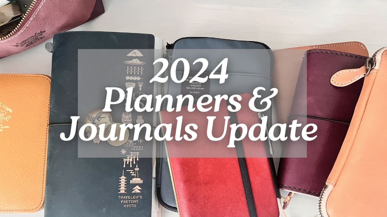 2024 Journals and Planners Q2 Update : Traveler's Notebook, Plotter, Hobonichi, Midori Etc...